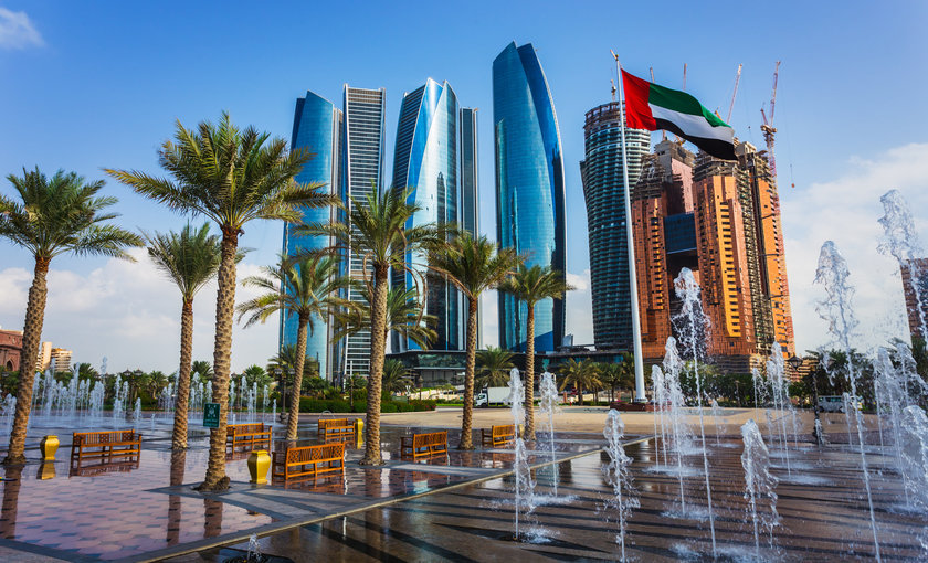 Abu Dhabi waanzinnige skyline