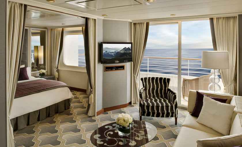 Penthouse suite comfortabele Crystal Serenity