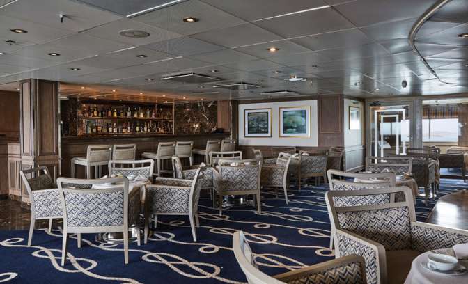 Restaurant van Silversea Cruises 