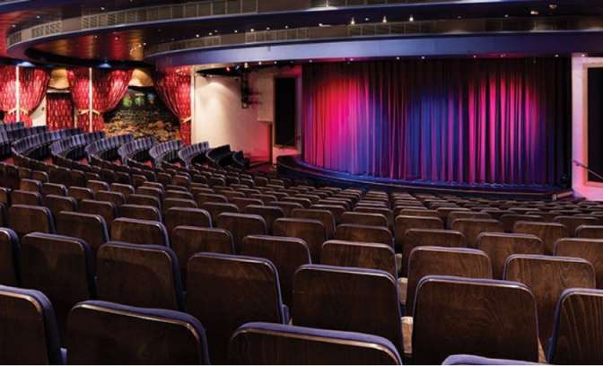 Het theater op de Pride of America van NCL