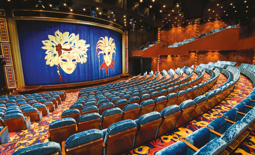 Het Stardust theater op de Norwegian Jade van NCL