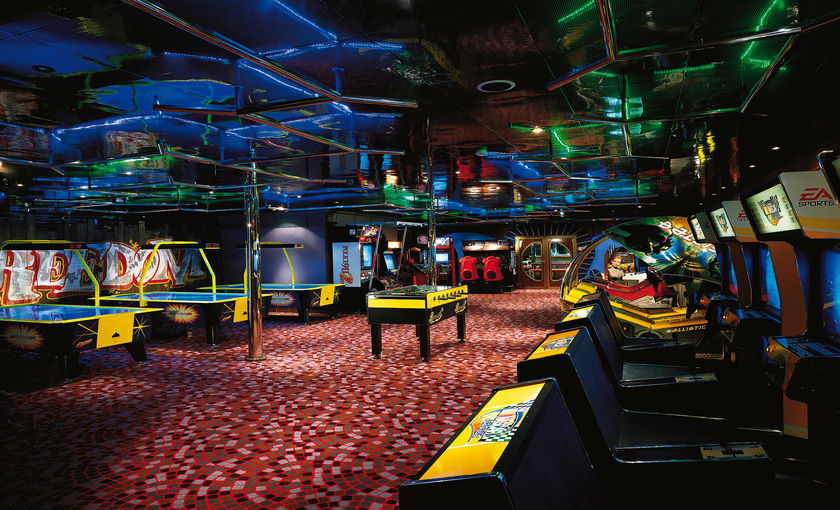 Speelhal Carnival Conquest van rederij Carnival