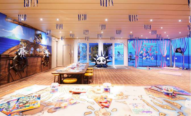 Een kinderspeelplek op de MSC Preziosa