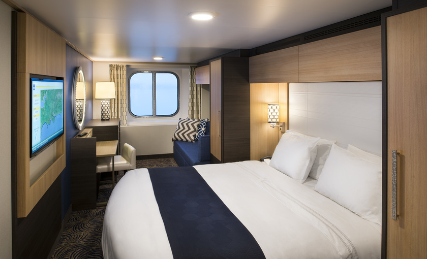 Een buitenhut op de Anthem of the Seas van Royal Caribbean