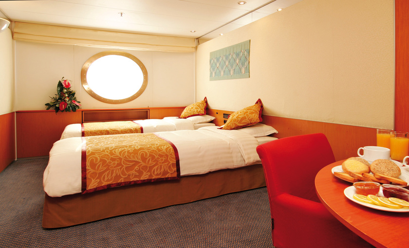 Een buitenhut op de Costa Neoclassica