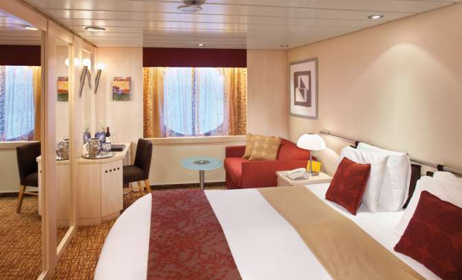 Een buitenhut op de Celebrity Millennium van Celebrity Cruises