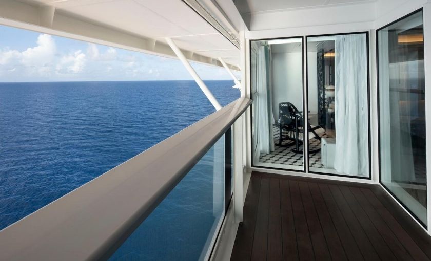 Celebrity Edge royal suite balkon