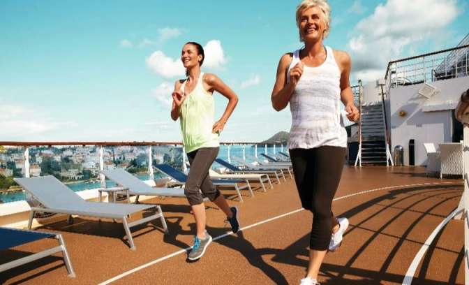 Mein Schiff 2 running track