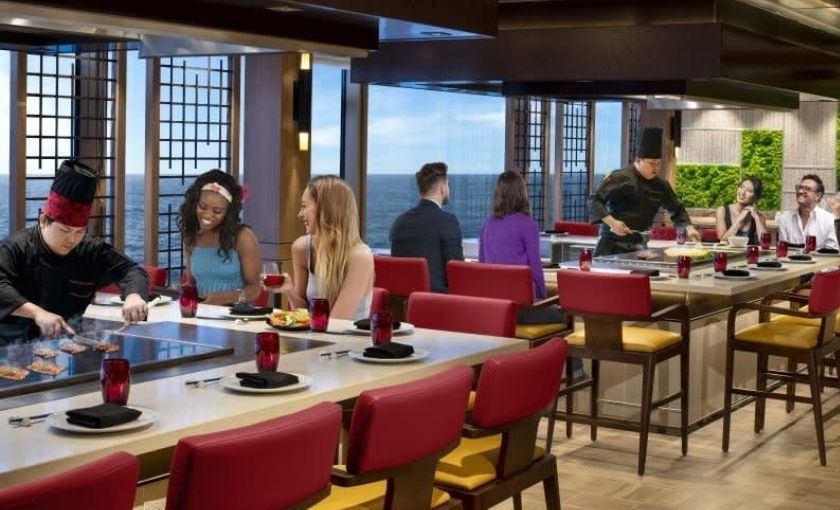 Teppanyaki Odyssey of the Seas Royal Caribbean
