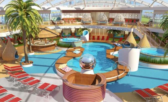 Beach club AIDACosma