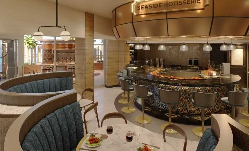 Norwegian Prima Seaside restaurant