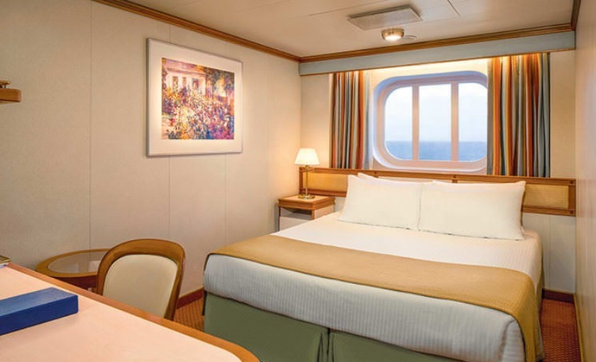 Een buitenhut op de Golden Princess van Princess Cruises