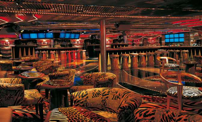 Bar van Carnival Paradise rederij Carnival 