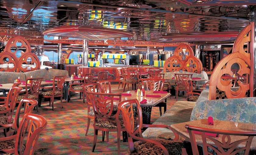 Restaurant van Carnival Legend, rederij Carnival
