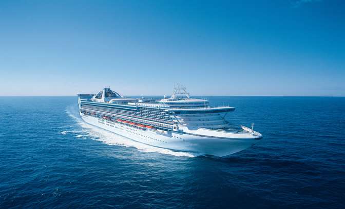 De Grand Princess van Princess Cruises
