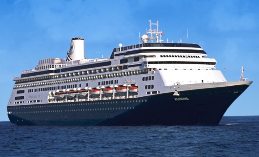 Het volledige schip de MS Zaandam van Holland America Line