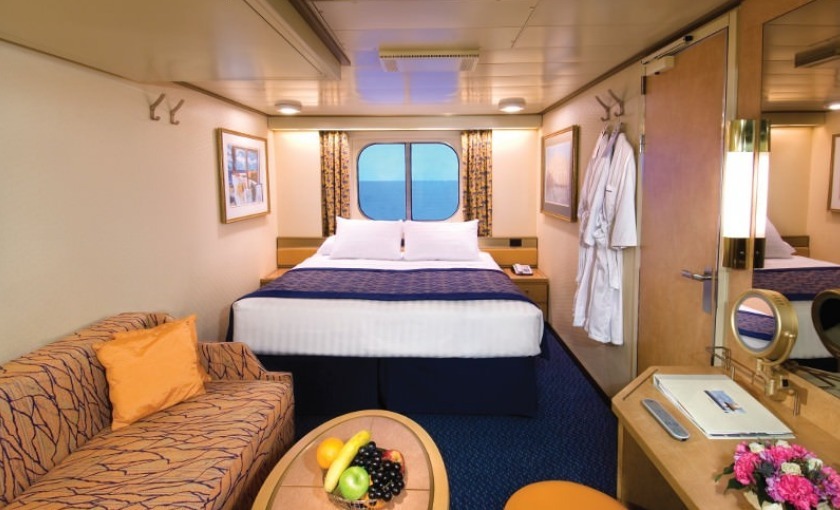Een buitenhut op de Oosterdam van Holland America Line