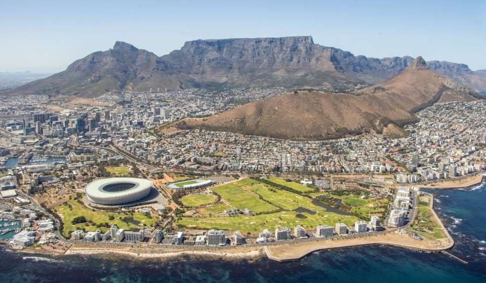 Kaapstad in Zuid-Afrika